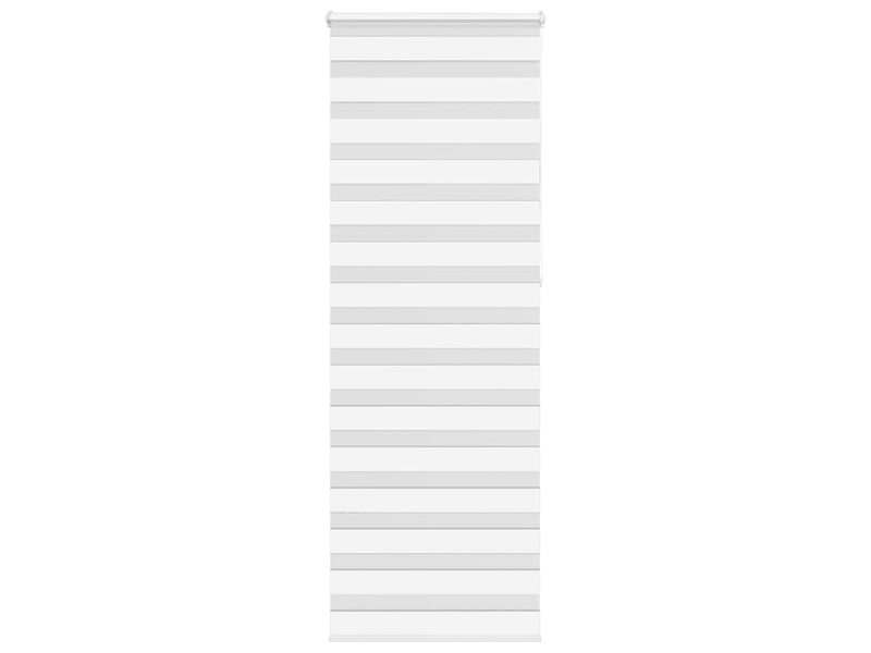 Store zèbre, store de fenêtre blanc 75x230 cm largeur du tissu 70,9 cm polyester cf48423 - Conforama B