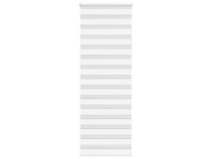 Store zèbre, store de fenêtre blanc 75x230 cm largeur du tissu 70,9 cm polyester cf48423