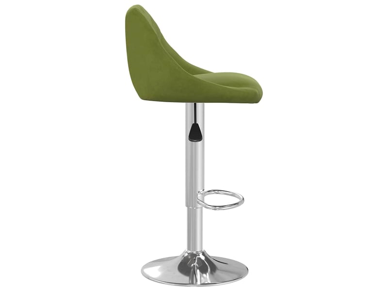  Lot de 2 tabouret de bar, chaise de bar vert clair velours shl72506  - Conforama E