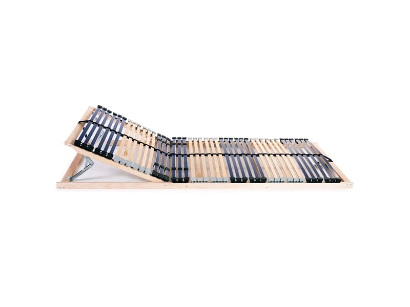  Lit simple- lit adulte -  sommier à lattes sans matelas avec 42 lattes 7 zones 80x200 cm  - Conforama A