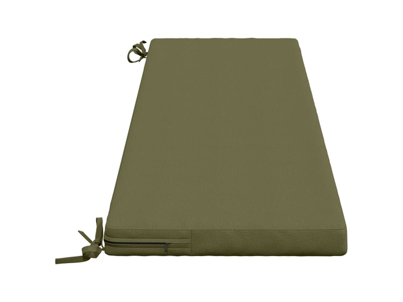 Coussin de banc, coussin d'assise, coussin de canapé soest 100 % polyester vert olive cf53734 - Conforama D