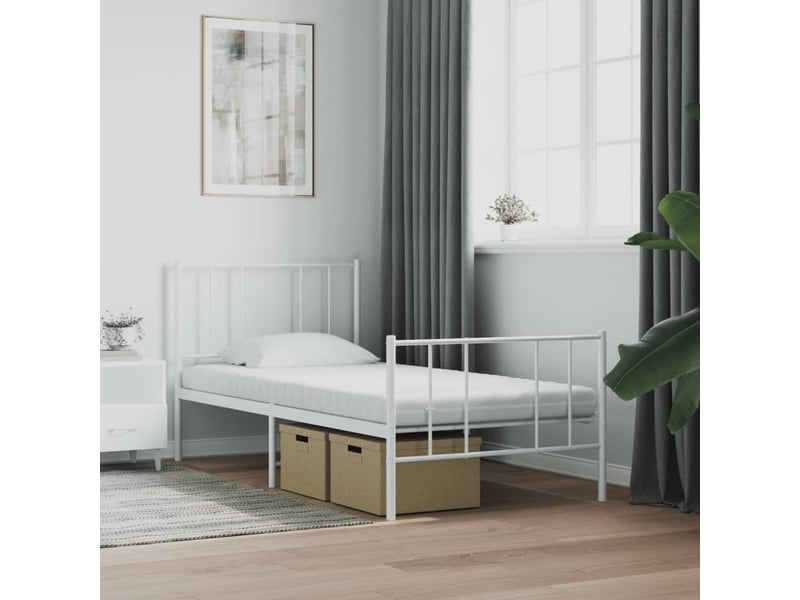  Matelas confort, matelas en mousse 2 pcs blanc 90x200 cm 7 zones dureté 20 ild  - Conforama C