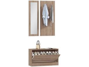 Console 0 tiroir(s)  coloris marron <strong></strong> <strong></strong>