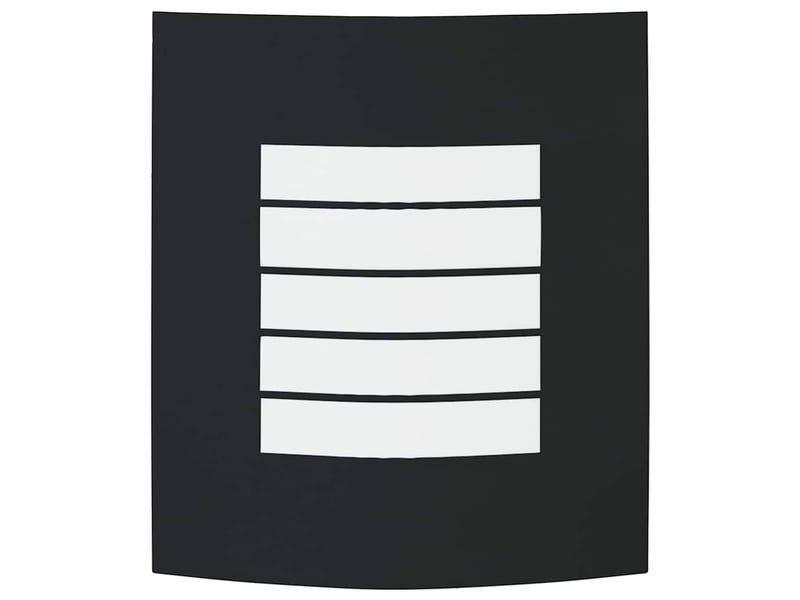 2 pièces applique murale extérieure noir 23,5x9x26 cm shl79461 - Conforama E