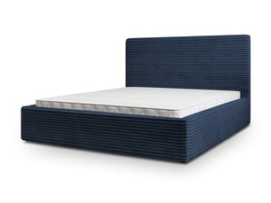Lit coffre 160x200 cm <strong>MASSENO</strong>  <strong></strong> coloris bleu