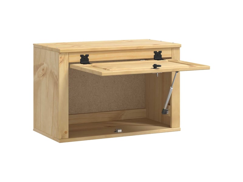  Armoire de cuisine, armoire ski brun miel 60x32x40cm pin massif  - Conforama E