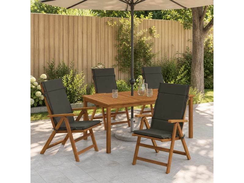  Lot de 4 coussins de chaise à dossier haut  gemert cf59324  - Conforama B