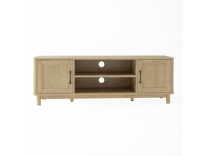 Meuble tv coloris bois clair 135 cm MEUBLIV