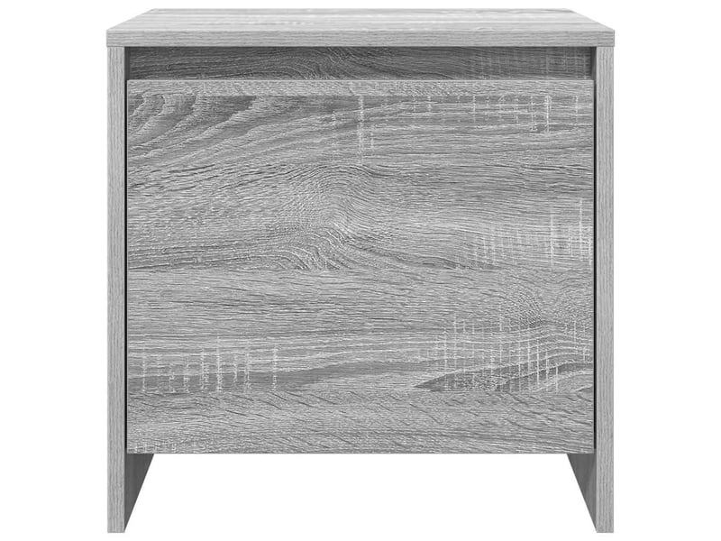  Table de chevet - cabinet de chevet - table de nuit sonoma gris 45x34x44,5 cm bois d'ingénierie  - Conforama E