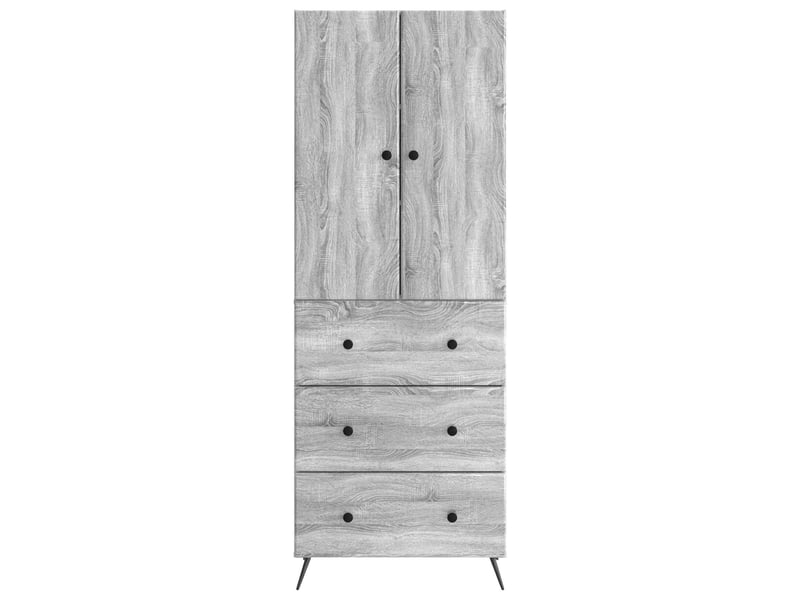  Ensemble de meubles 2 pcs, rangement de salon 66 x 34,5 x 90 cm bois d'ingénierie shl5134  - Conforama E