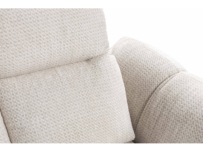 Canapé d'angle beige fixe 4 places  - Conforama K