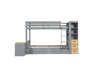 Lit superposé 90x200 cm <strong></strong>  <strong></strong> coloris bicolore