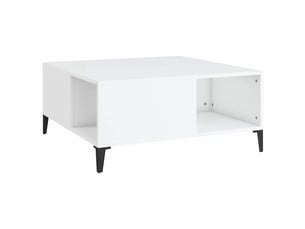 Table basse rectangulaire coloris blanc  