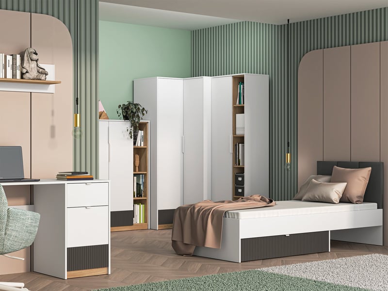  Selsey torino - buffet haut - 100 cm - blanc Torino - Conforama C