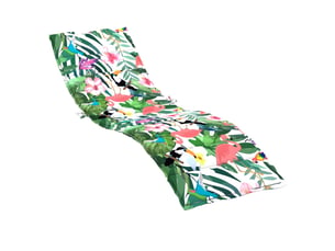 Coussin de transat, coussin pour bain de soleil tissu oxford (100% polyester) multicolore cf56238