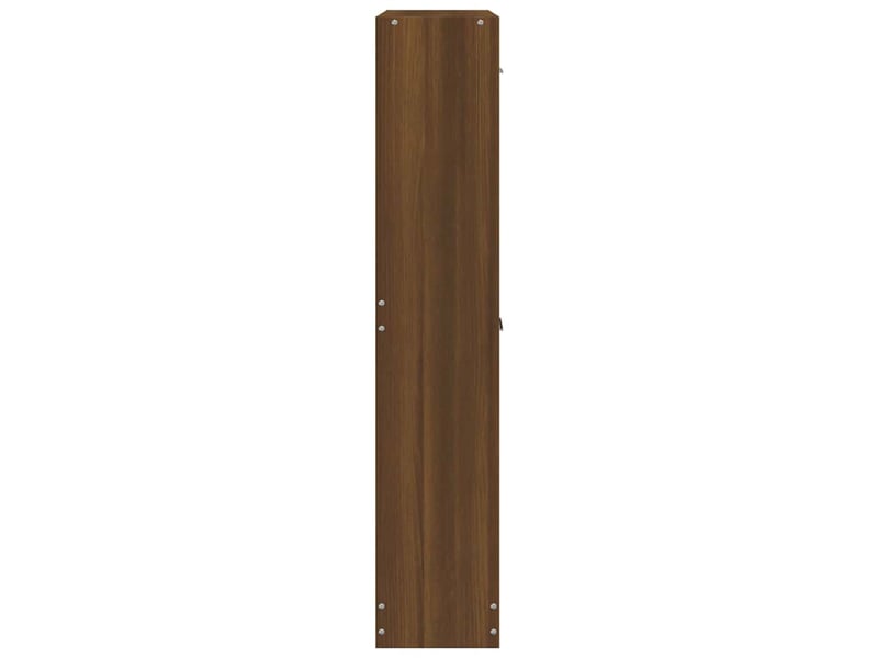  Meuble à chaussure | armoire à chaussures chêne marron 59x17x81 cm bois d'ingénierie  - Conforama E