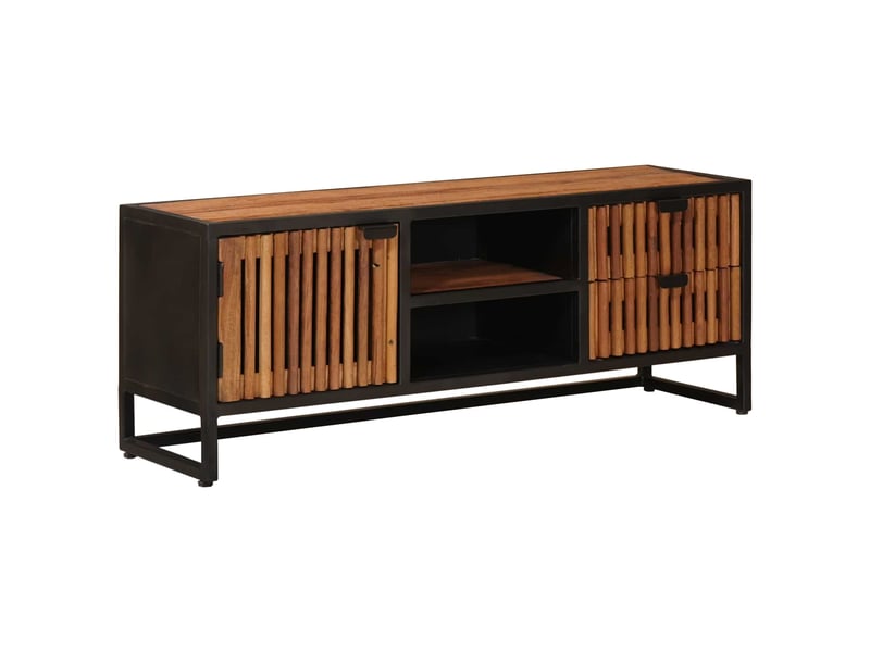  Meuble tv - banc tv - meuble de rangement avec tiroir avec stockage avec porte 105 x 30 x 40 cm  - Conforama D