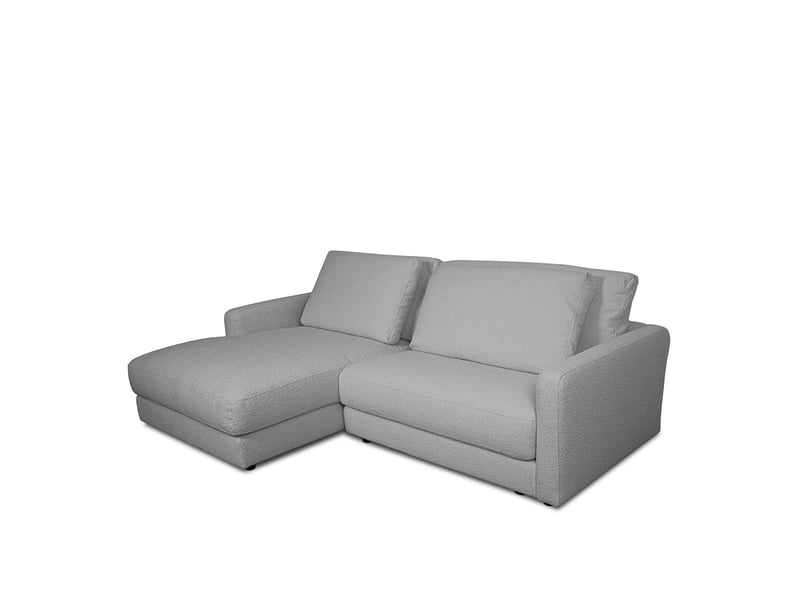  Canapé venezia laine bouclée angle g taupe 3 pl 3CA56.AS.3A.G.09 - Conforama D