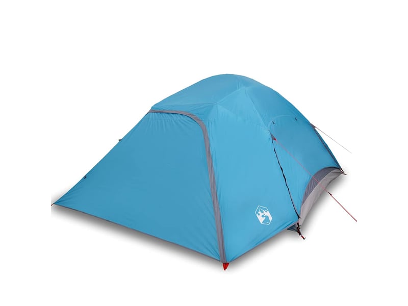  Tente de camping, tente familiale à dôme 6 personnes bleu imperméable shl67812  - Conforama A