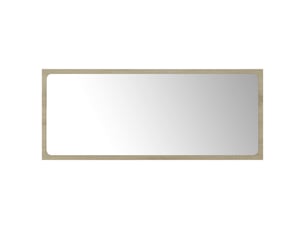 Miroir salle de bain chêne sonoma 90x1,5x37 cm aggloméré