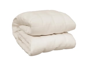 Couverture lestée adulte crème clair 220x240 cm 15 kg tissu shl90279