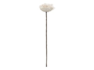 Branche décorative coquelicots rouge et blanc h. 70 cm