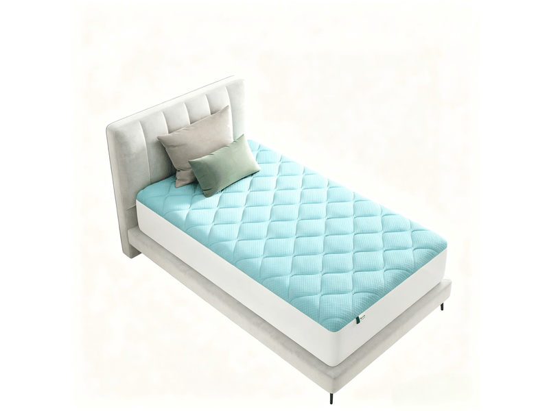  Novilla surmatelas rafraîchissant - respirant, toucher frais, garnissage moelleux et lavable - 120 x 190 cm - 3 cm  - Conforama A