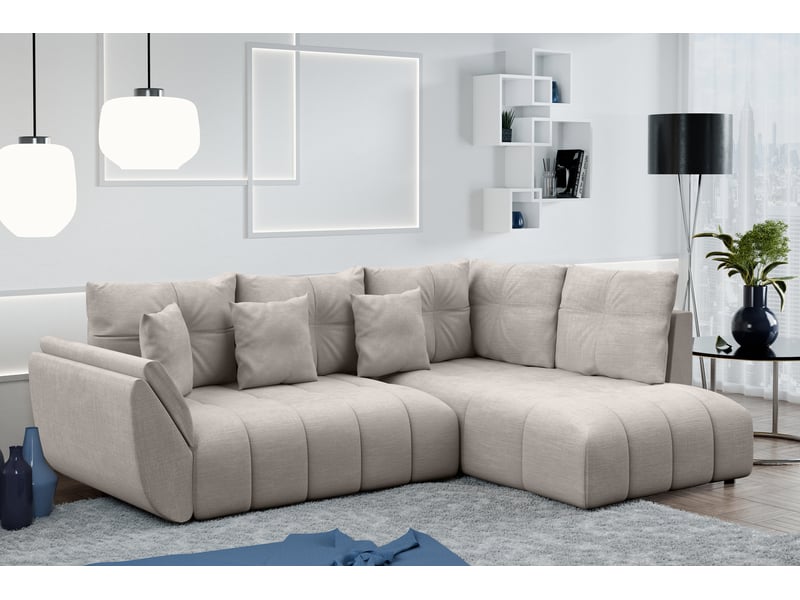 Canapé d angle convertible kayseri canapé beige 268 cm Kayseri - Conforama C