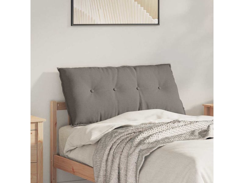 Coussin de dos, coussin de dossier taupe 100 x 19 x 50 cm tissu cf55017 - Conforama B
