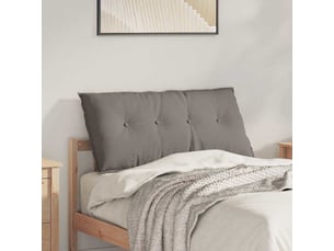 Coussin de dos, coussin de dossier taupe 100 x 19 x 50 cm tissu cf55017