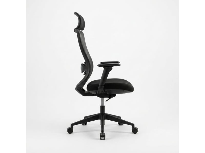  Fauteuil de bureau tissu mesh noir réglable – anita  - Conforama E