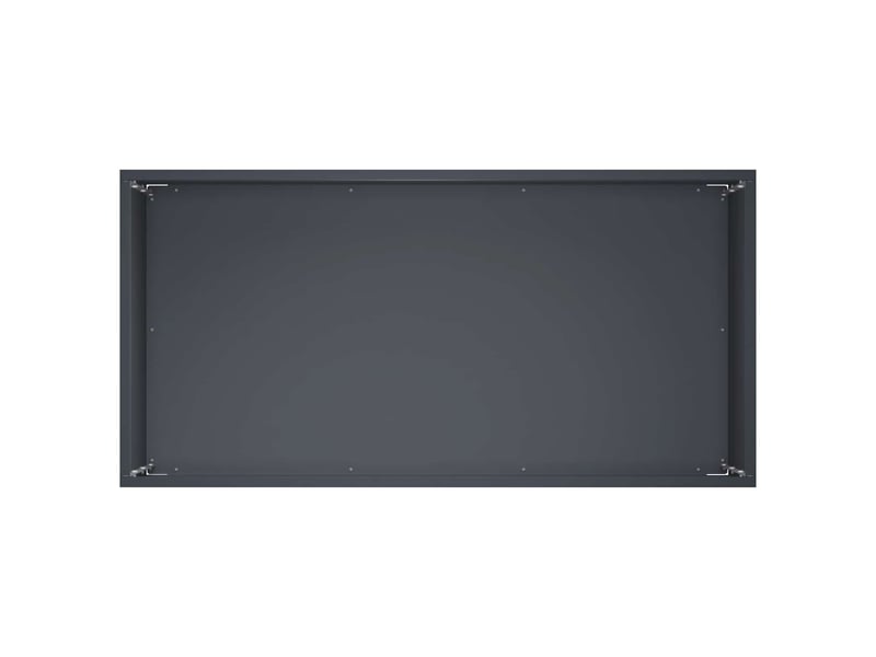  Jardinière - cache-pot de jardin 2 pcs anthracite 60 x 30 x 50 cm  - Conforama E
