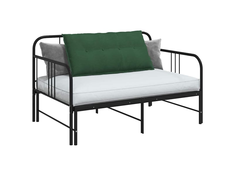 Coussin de dos, coussin de dossier vert jungle 100 x 50 cm tissu en velours côtelé cf55108 - Conforama C