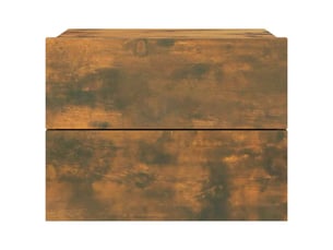 Table de chevet - cabinet de chevet - table de nuit chêne fumé 40x30x30 cm bois d'ingénierie