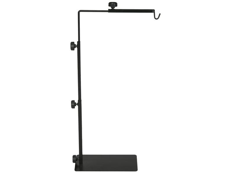  Support de lampe chauffante pour terrarium 40x15x95 cm réglable métal noir  - Conforama A