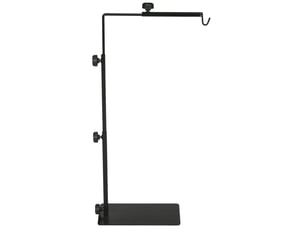 Support de lampe chauffante 40x15x95 cm réglable métal noir