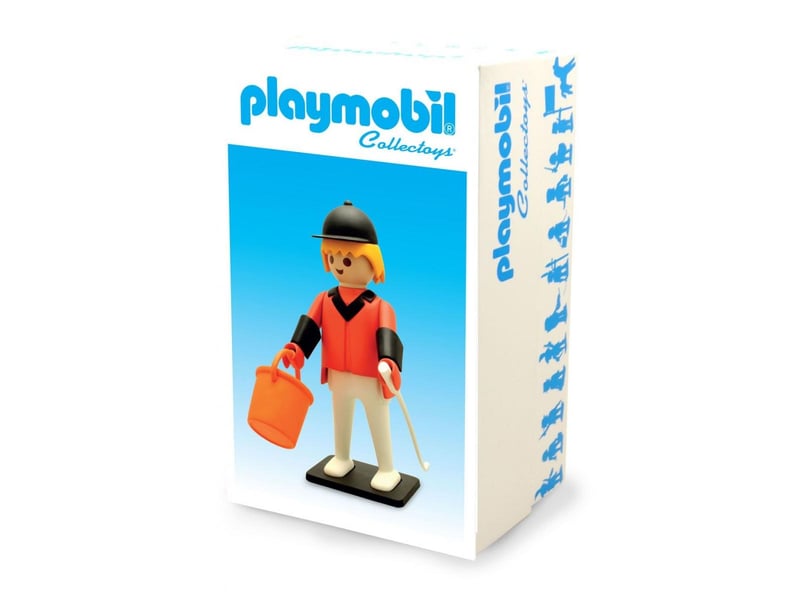  Figurine resine le cavalier de concours - playmobil vintage collection 000264 - Conforama B