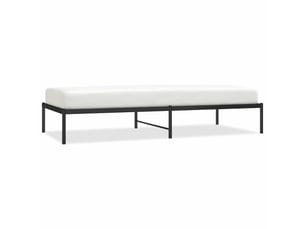 Lit simple 90x200 cm    coloris noir