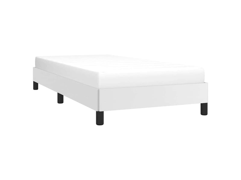  Lit simple- lit adulte -  cadre de lit sans matelas blanc 100x200 cm similicuir  - Conforama B