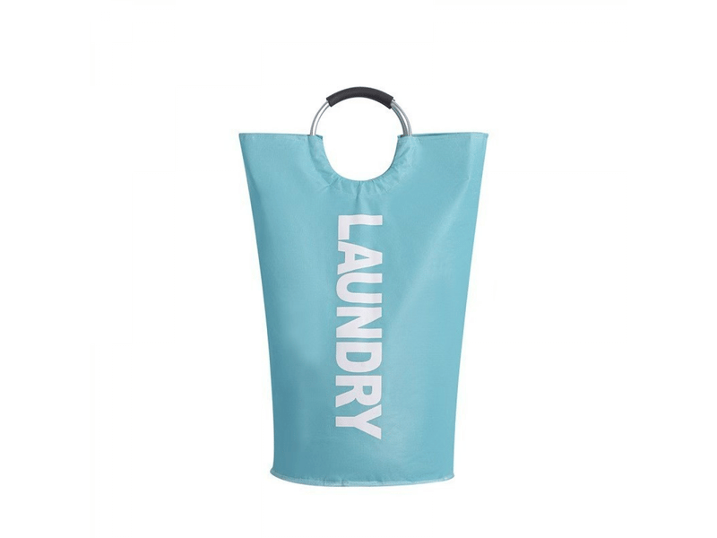 Sac à linge pliable, seau pour linge sale avec anse rembourrée, 115 l, bleu lac, 43 x 79 cm - Conforama A