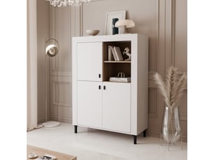 Buffet 3 porte(s) <strong>IDOHOME</strong> <strong></strong> - 97 cm coloris blanc