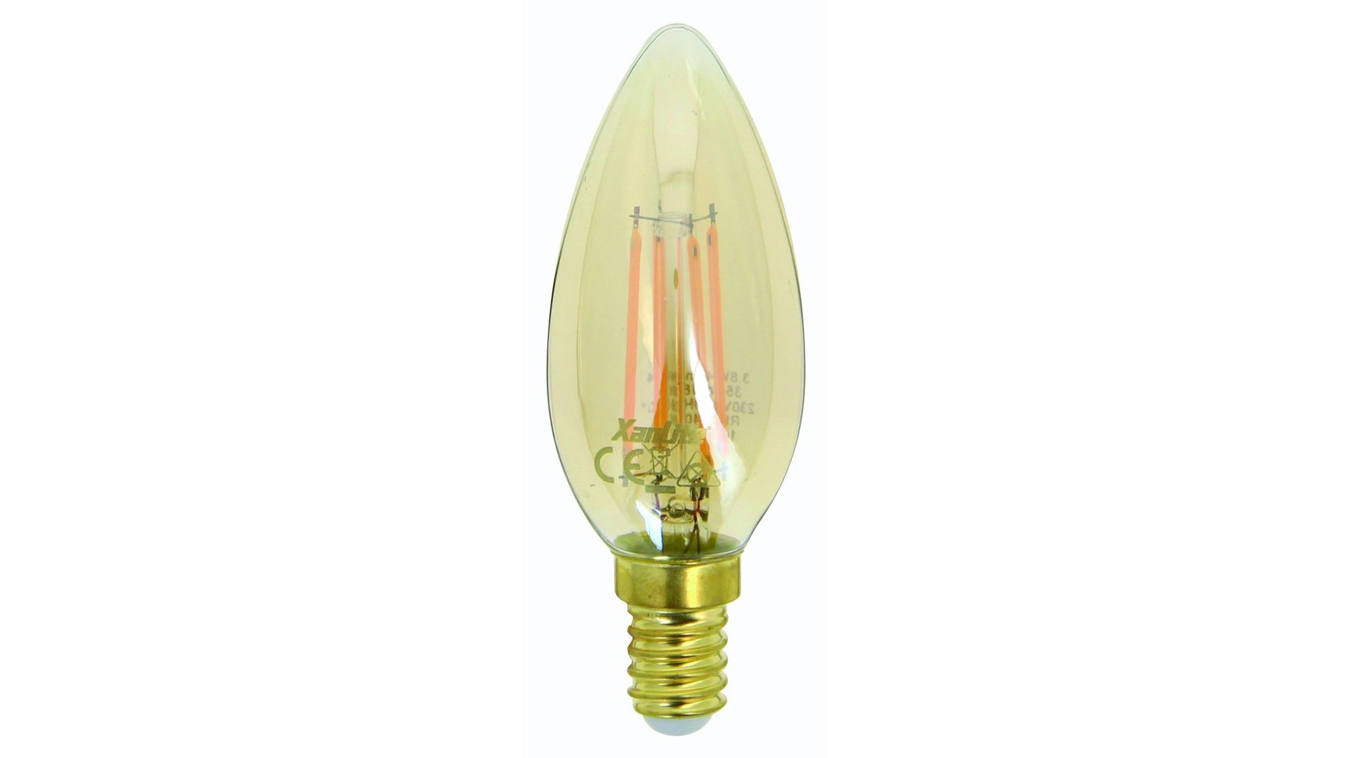 AMPOULE FLM VGE 3.8W E14 Jaune Conforama