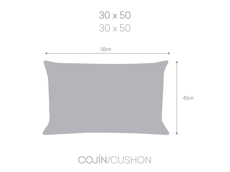 Housse de coussin d'angle fuji 30 x 50 cm en 4 pièces, sans garniture  - Conforama D