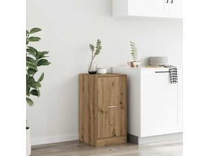 Meuble de rangement, armoire d'apothicaire chêne artisanal bois d'ingénierie shl1080