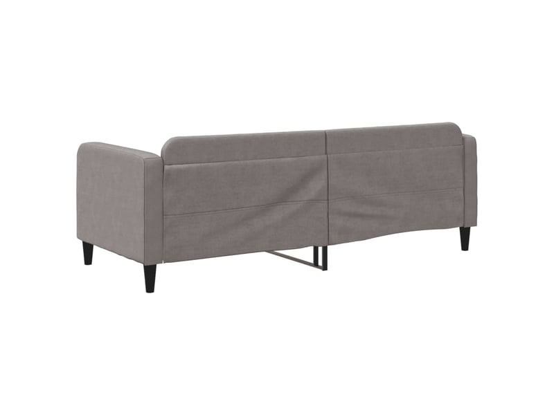  Lit simple- lit adulte -  lit de repos sans matelas taupe 80x200 cm tissu  - Conforama D
