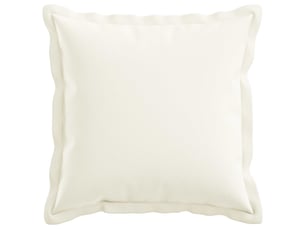 Lot de 6 housses de coussin houten blanc 45 x 45 cm lin synthétique cf49951