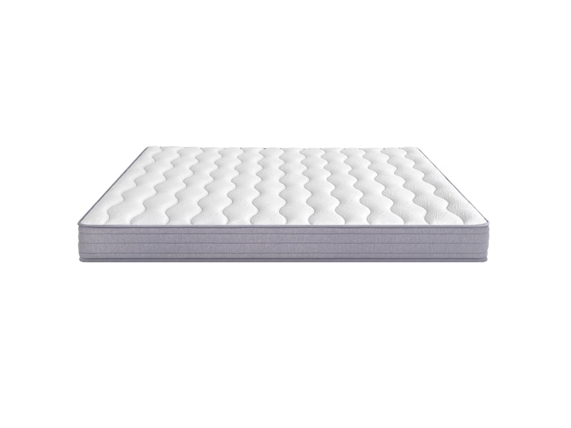  Matelas à ressorts 140x200 cm – blanc – épaisseur 20 cm, fermeté h3, soutien ergonomique pour lit 2 personnes  - Conforama D