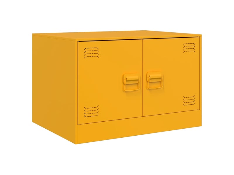  Table basse rectangulaire | table de salon jaune moutarde 67x50x44 cm acier  - Conforama A