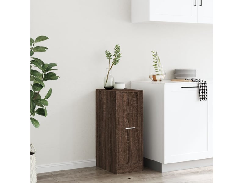  Armoire apothicaire chêne marron 30x41x77,5cm bois d'ingénierie  - Conforama C