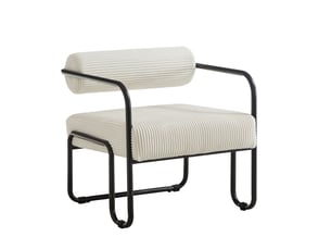 Fauteuil fixe <strong>OKMYHOME</strong> <strong></strong> Velours côtelé beige vendu A l'unité
